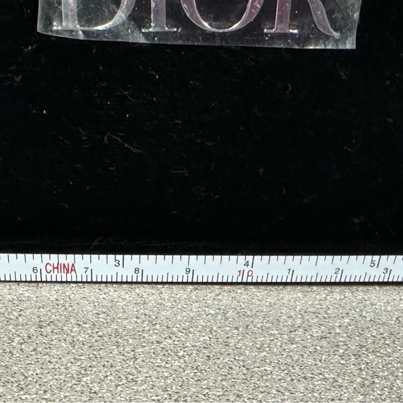 DIOR Velvet Black Crossbody Handbag chain Purse Evening Bag/makeup - Picture 7 of 16